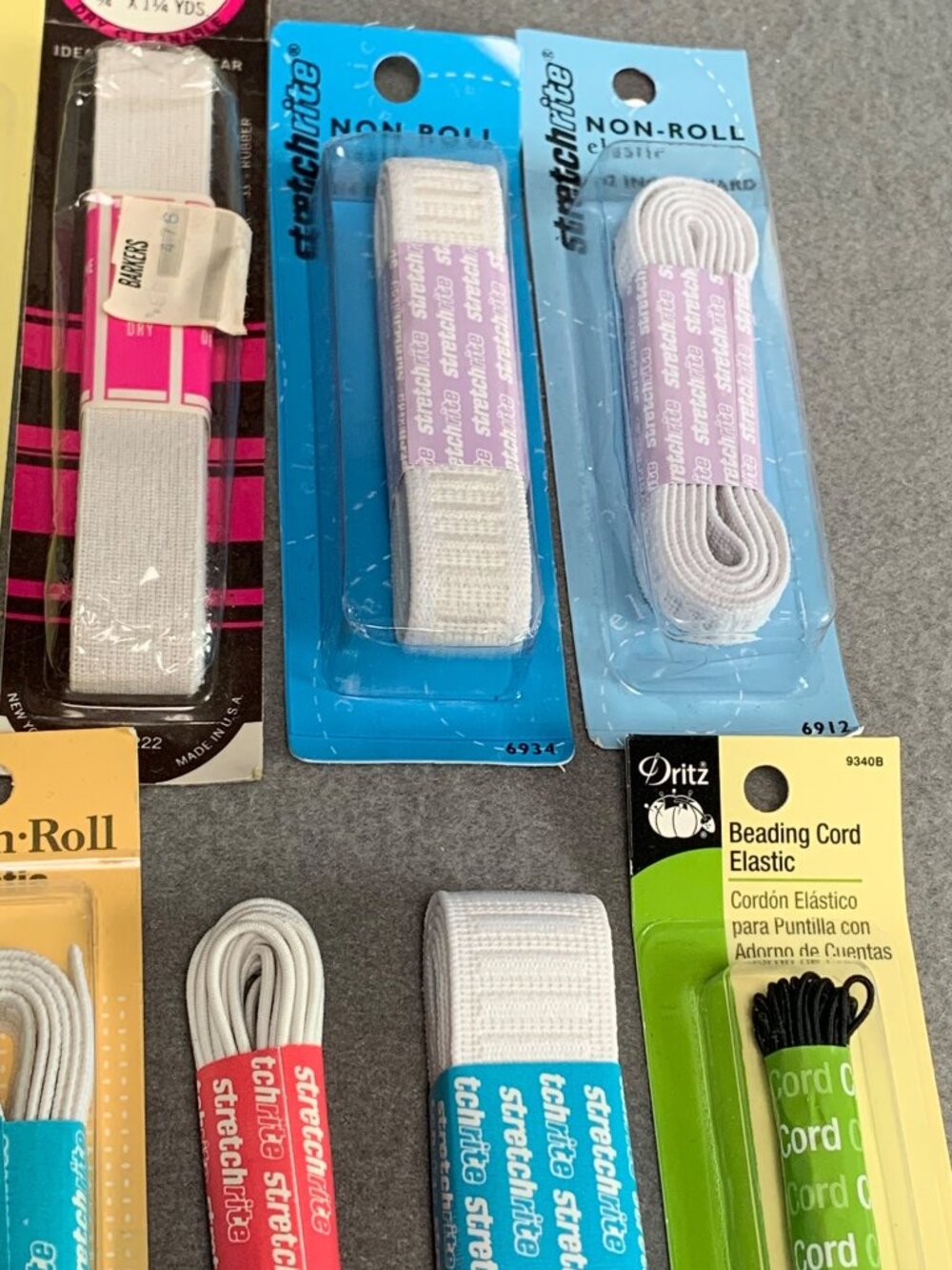 Assorted Elastic & Waistband Lot - Dritz & Stretchrite - 9 Packs - Various Sizes - Picture 5 of 9